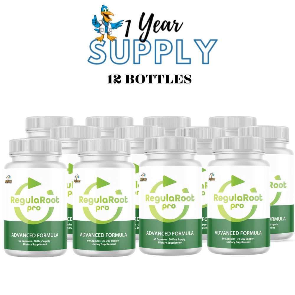 RegulaRoot Pro- Digestive Support- 12 Bottles- 720 Capsules