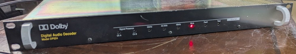 Dolby DP524 Digital Audio Decoder Rackmount AES/EBU SPDIF Pro Broadcast