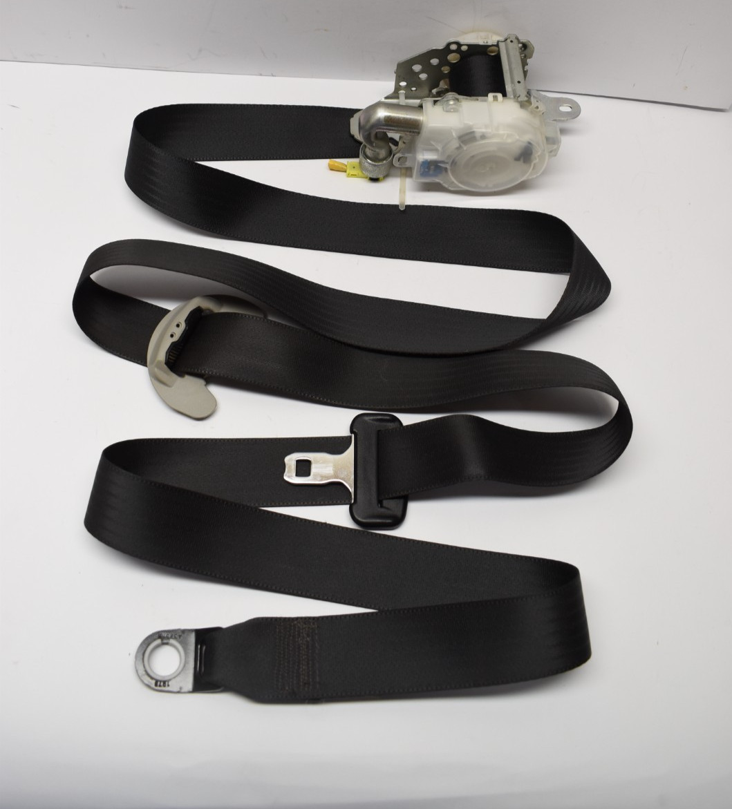 2009-2013 TOYOTA TUNDRA PASSENGER FRONT SEAT BELT RETRACTOR BLACK OEM CREW DBL