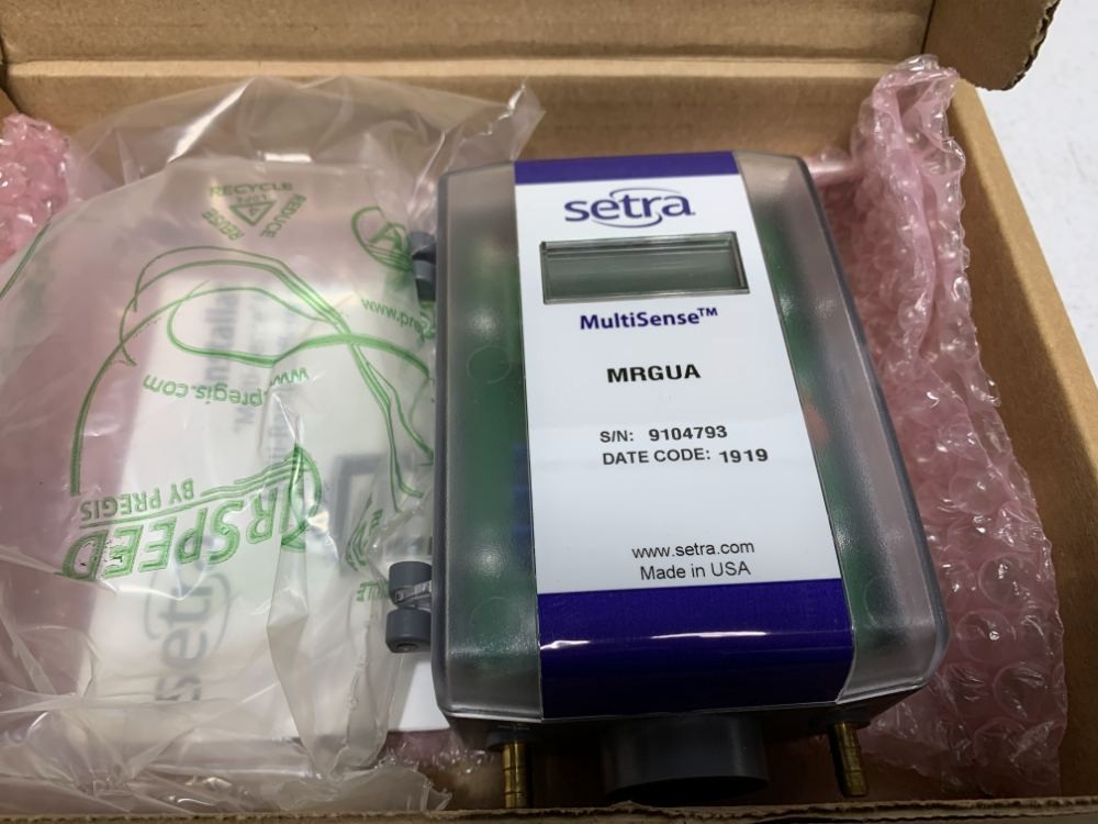 Setra MRGUA Pressure Transmitter Multi-Range 0-5" WC