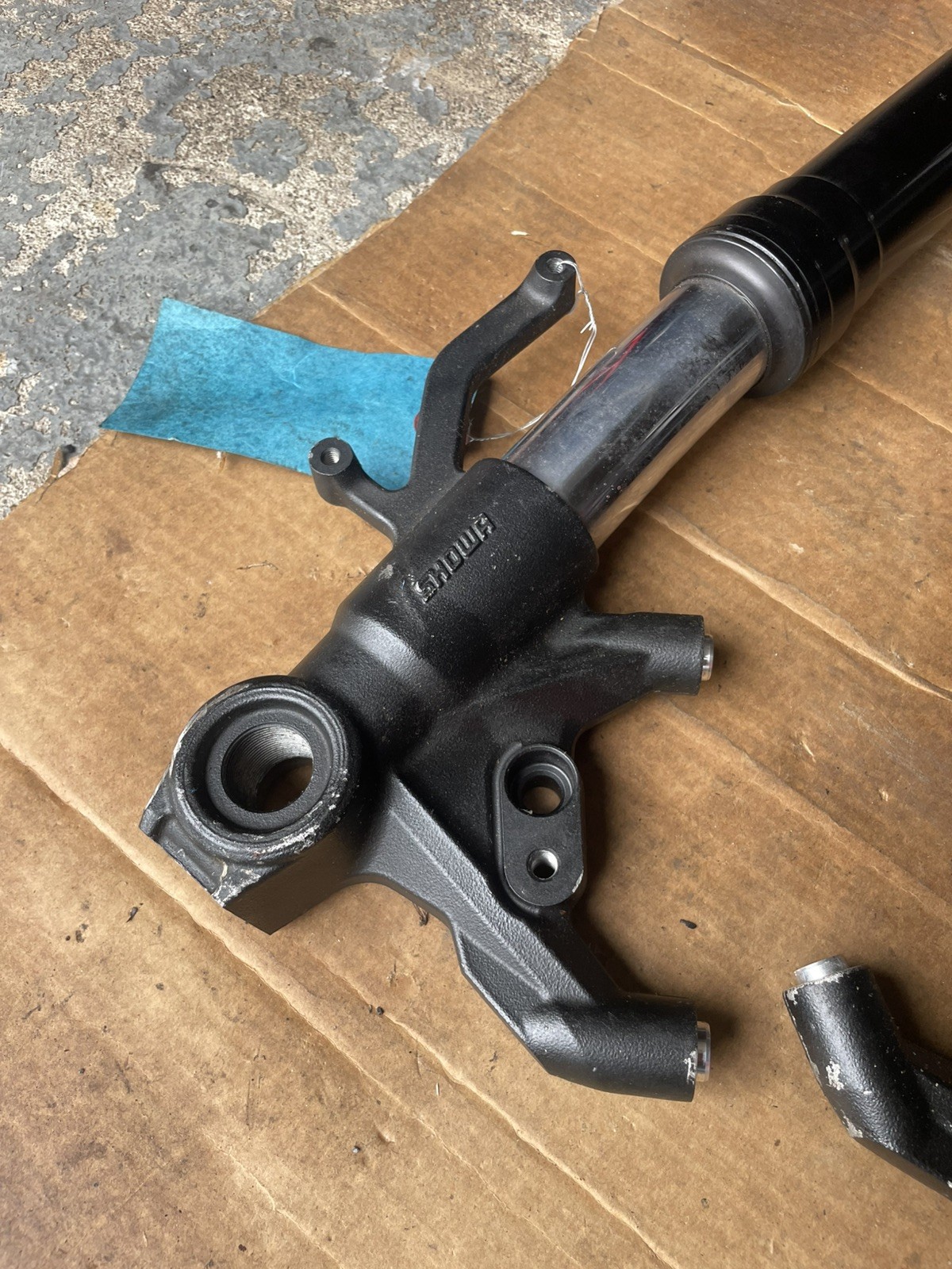 2023 19 - 25 KAWASAKI NINJA ZX636 ZX6R FRONT RIGHT LEFT SIDE FORKS TUBE LEG BENT