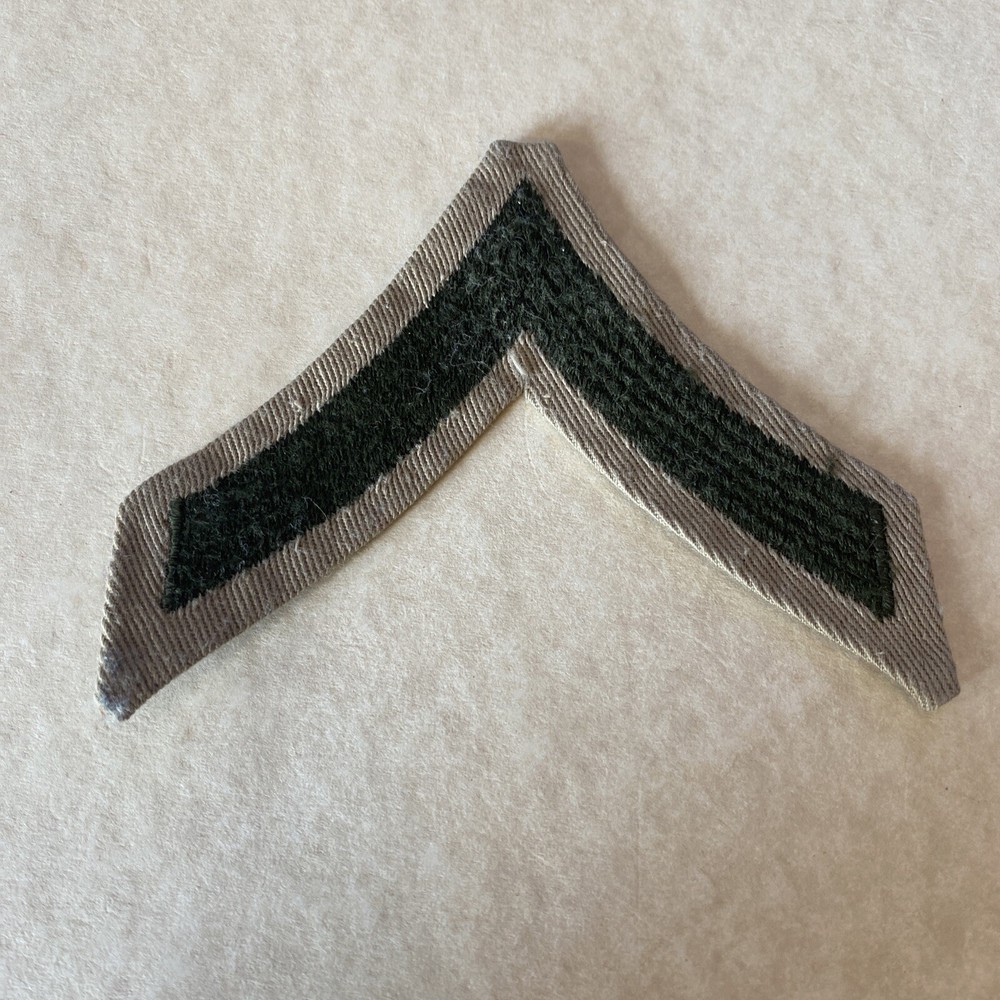 Old private first class stripes unused patch