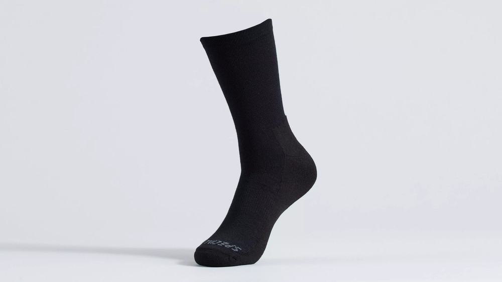 Specialized PrimaLoft® Lightweight Tall Logo Socks - Black / Small