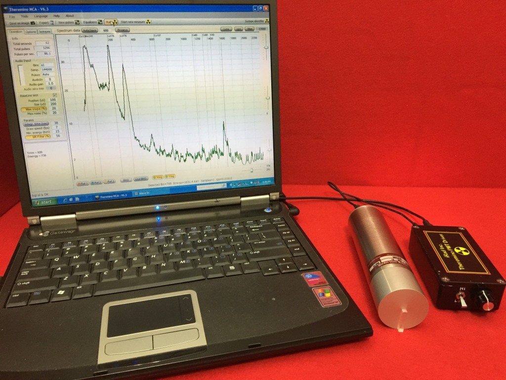 Scionix Holland Gamma Scintillation Detector NaI(Tl) Spectroscopy Ready 38mm