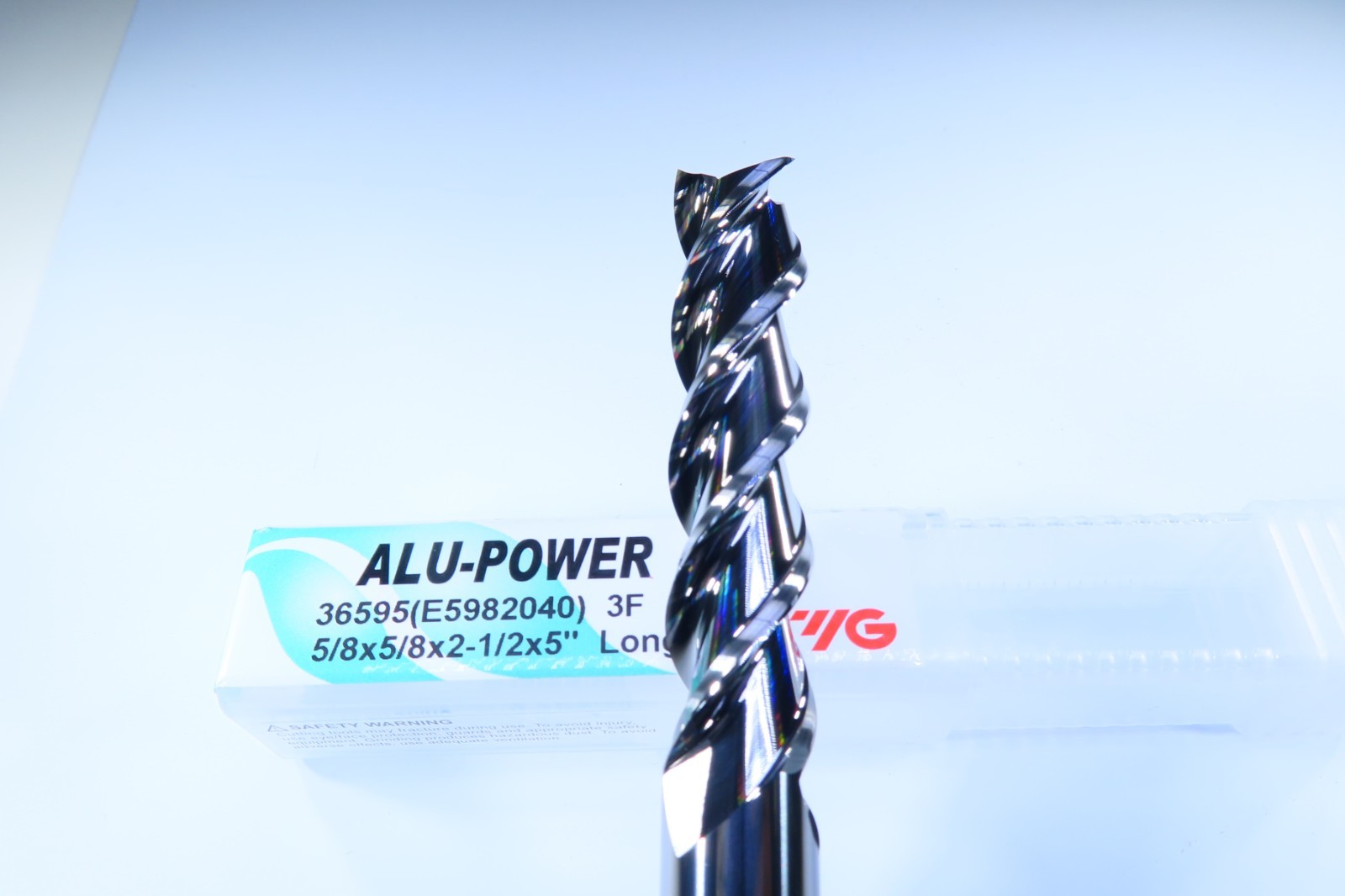 NEW 5/8" YG ALU-POWER LONG 5" LENGTH SOLID CARBIDE END MILL 36595 ALUMINUM TOOL