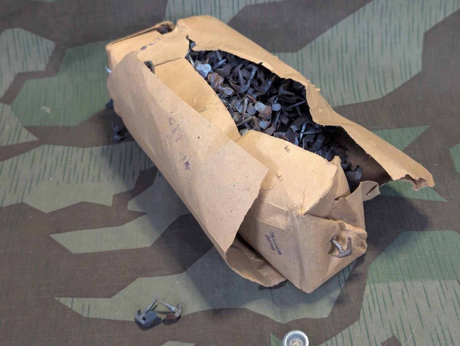 10 WWII German Gebirgsjager Boot Heel Side Hob Nails Hobnails Soldier Wehrmacht