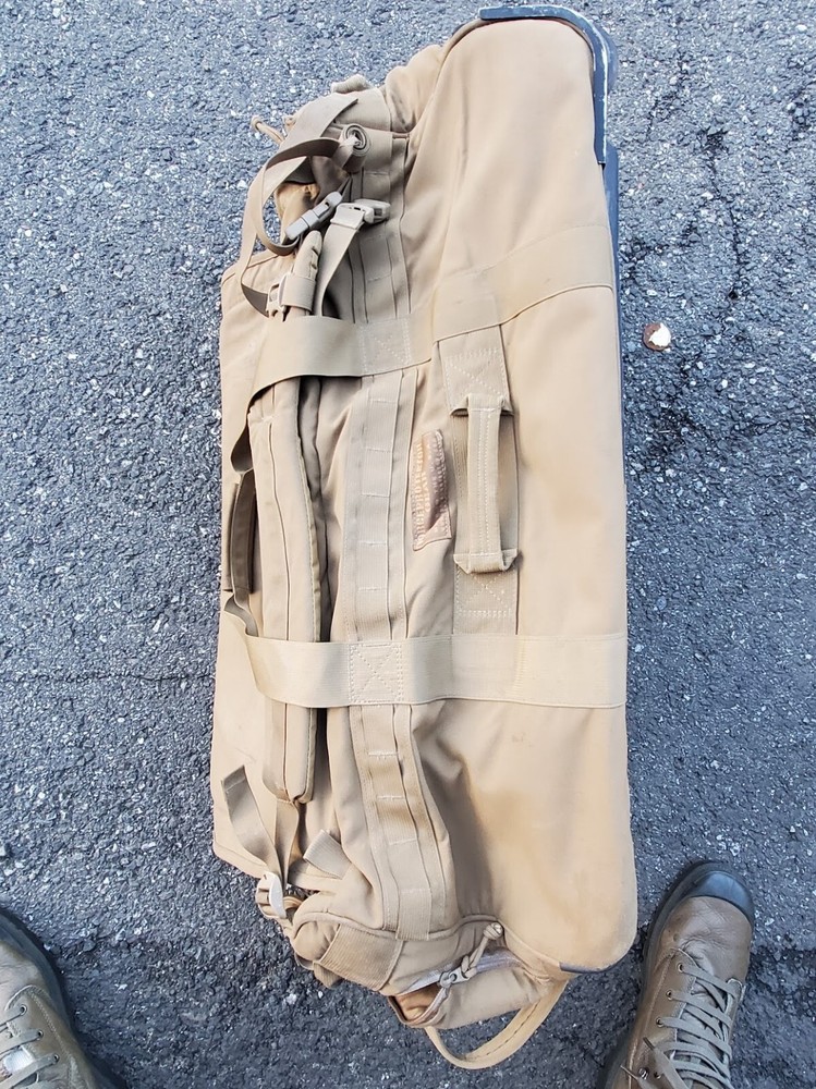 USMC Force Protector Gear Deployer 65 USGI Deployment Bag on Wheels COLLAPSIBLE