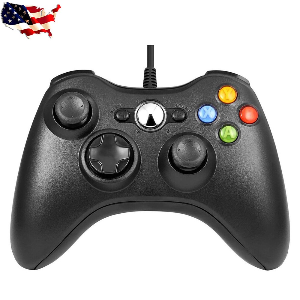 Long Wired USB Game Pad Controller For Microsoft Xbox 360 Console PC Windows MAC
