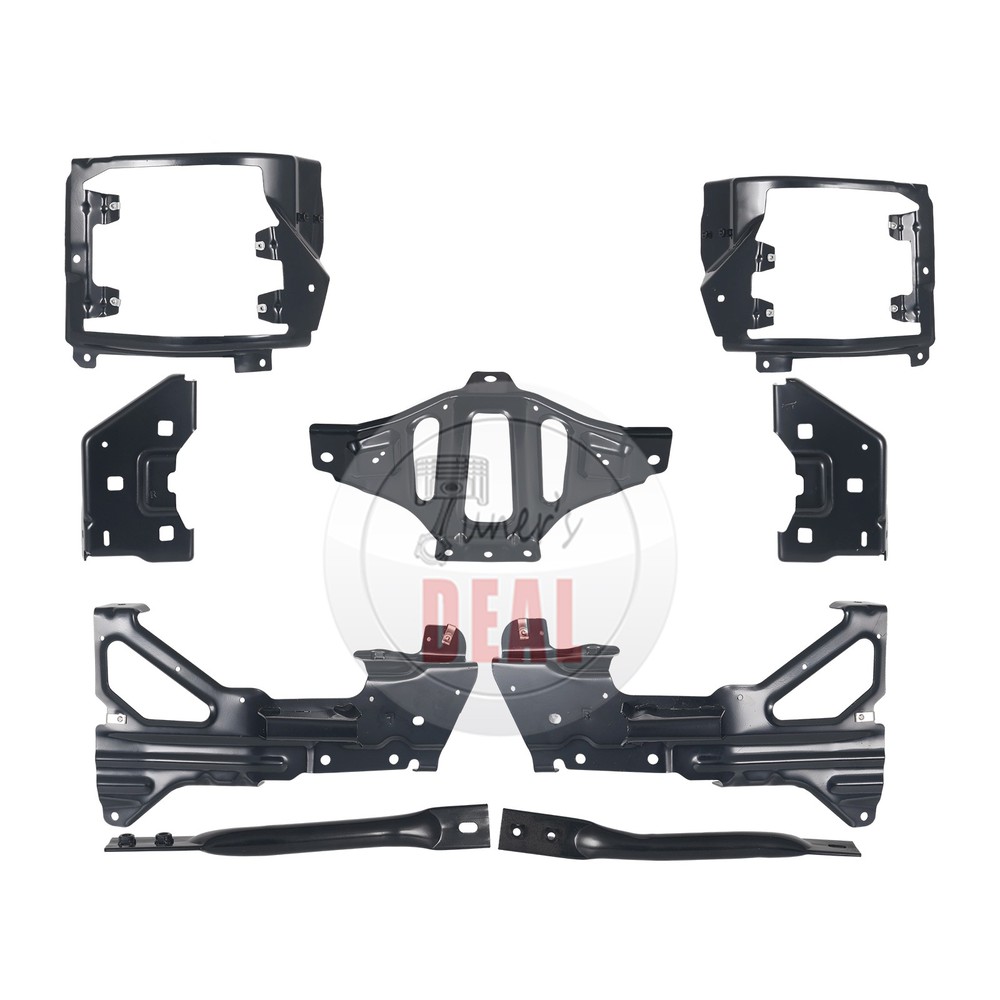 Front Bumper Support Mount Bracket Set Fit Chevrolet Silverado 1500 2016-2018