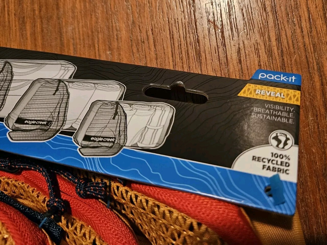 Eagle Creek Pack It Reveal 3 Piece Packing Cube Set XS, S, M NEW Sahara Mesh