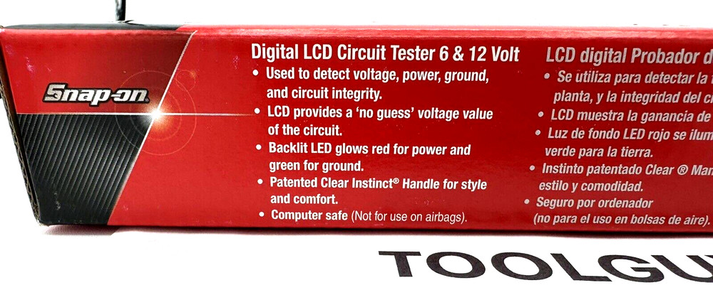 SNAP ON EECT400 G GREEN Circuit Continuity LED Tester Digital Display NEW TOOLS