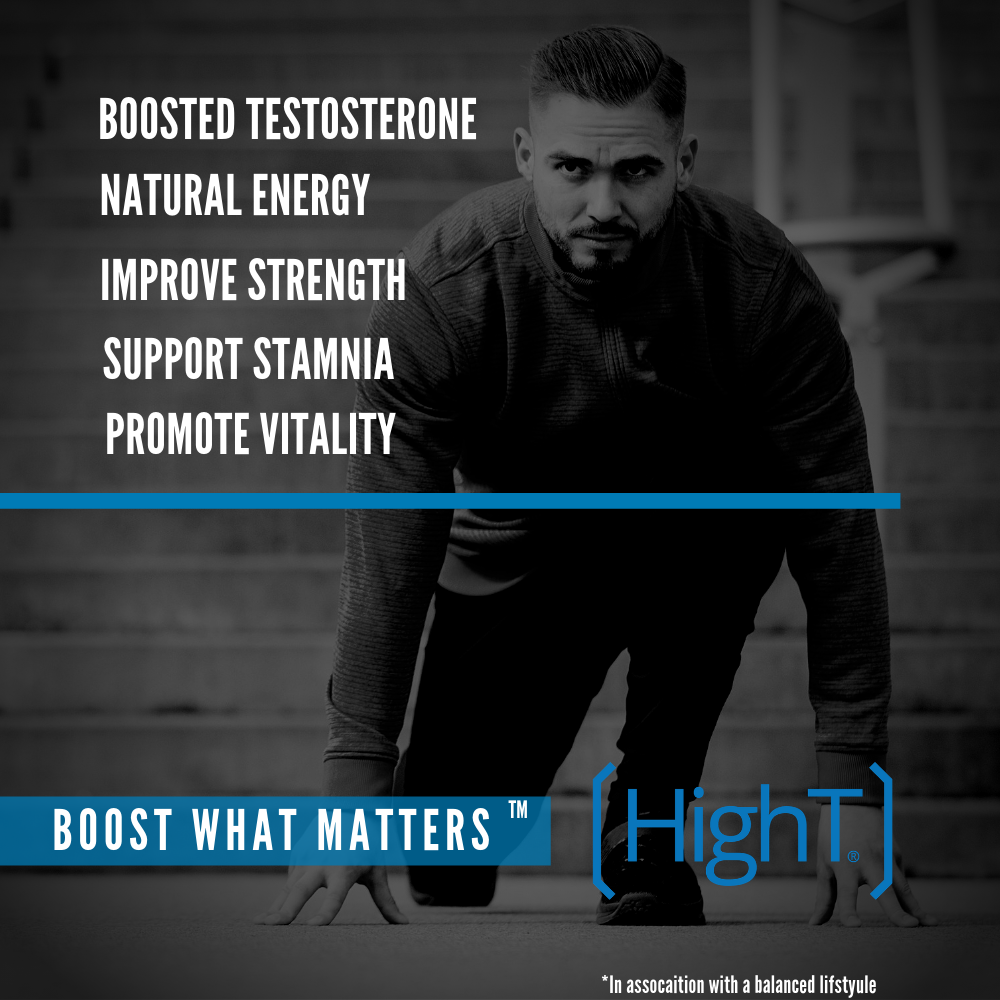 High T Testosterone Booster Supplement, 60ct.
