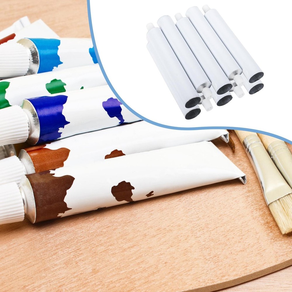 10 Pieces Empty Paint Tubes Empty Toothpaste Tubes Container Jars Bottle Packing