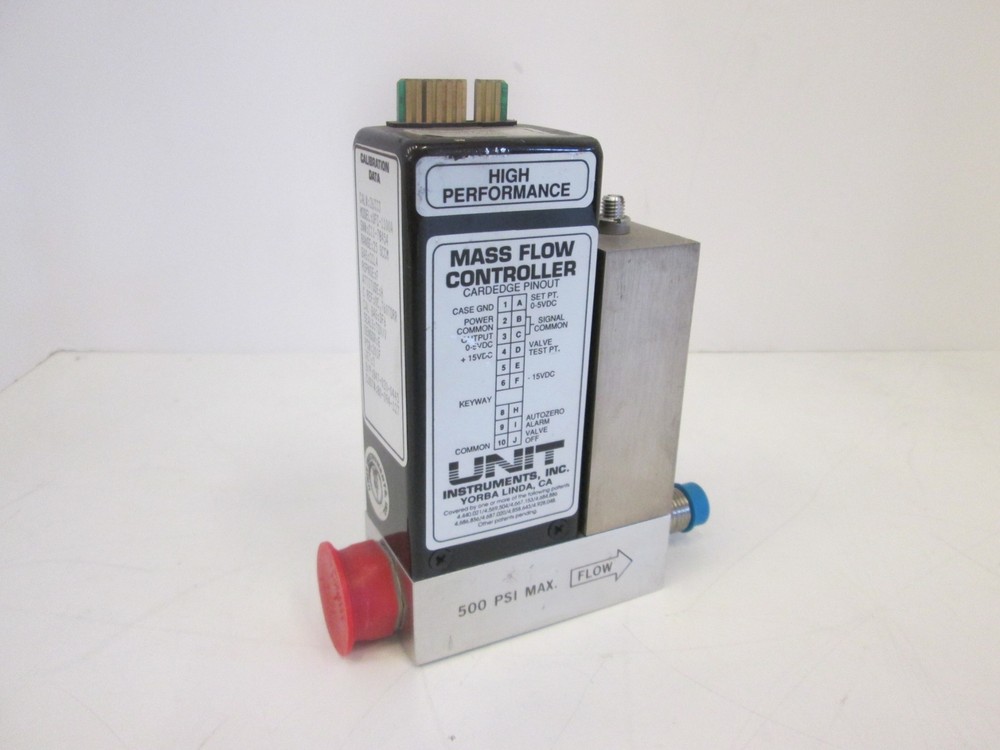 Unit Instruments, UFC-1100A, Mass Flow Controller, 25 SCCM, CCL4, Used