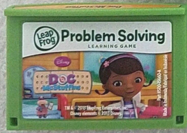 LeapFrog DOC McSTUFFINS Game Cartridge Leapster Explorer LeapPad Problem Solving