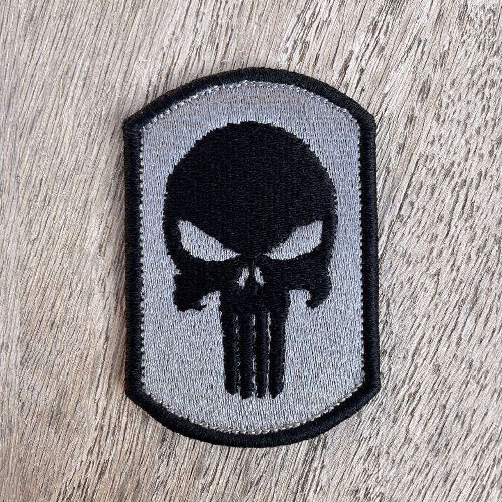 Punisher Morale Patch-Tactical Patch 3X2 Hook and Loop Made in USA