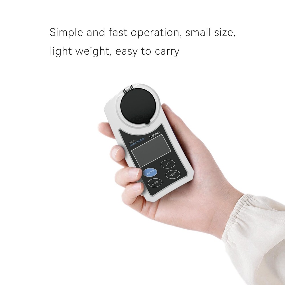 NANBEI 0-55% Digital brix Refractometer with ATC, Portable Brix Meter