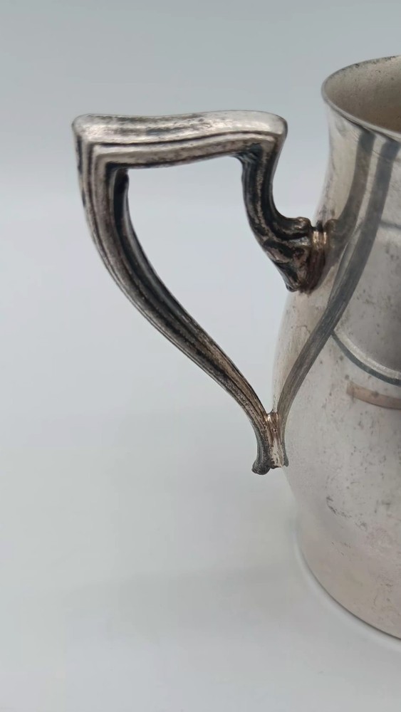 Vintage marked Paul Revere Style Silver Plate Creamer