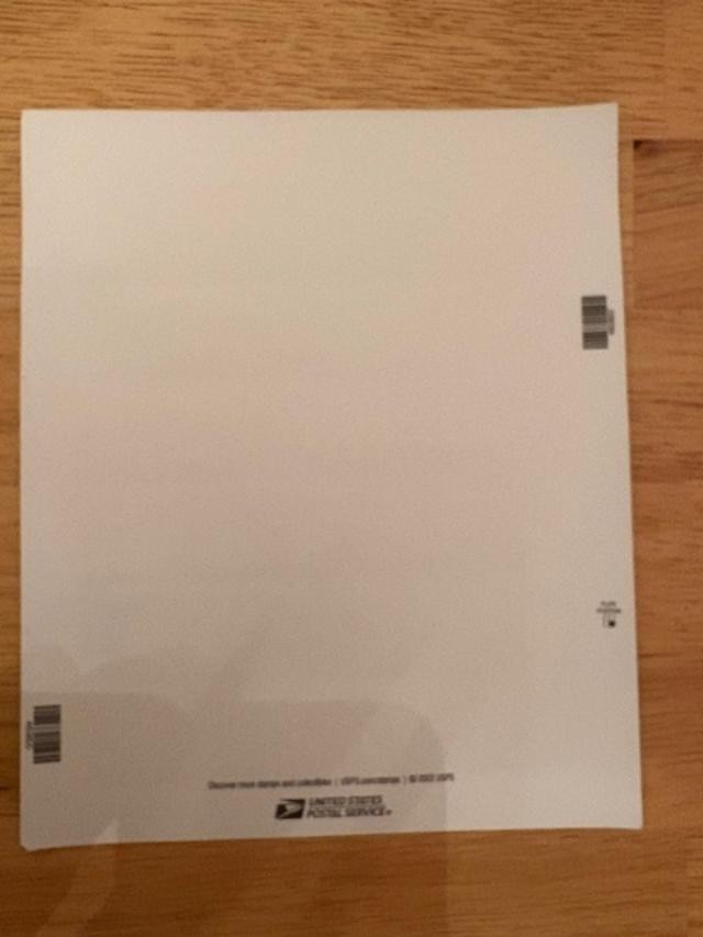 SHEET OF 20 ENDANGERED SPECIES STAMPS