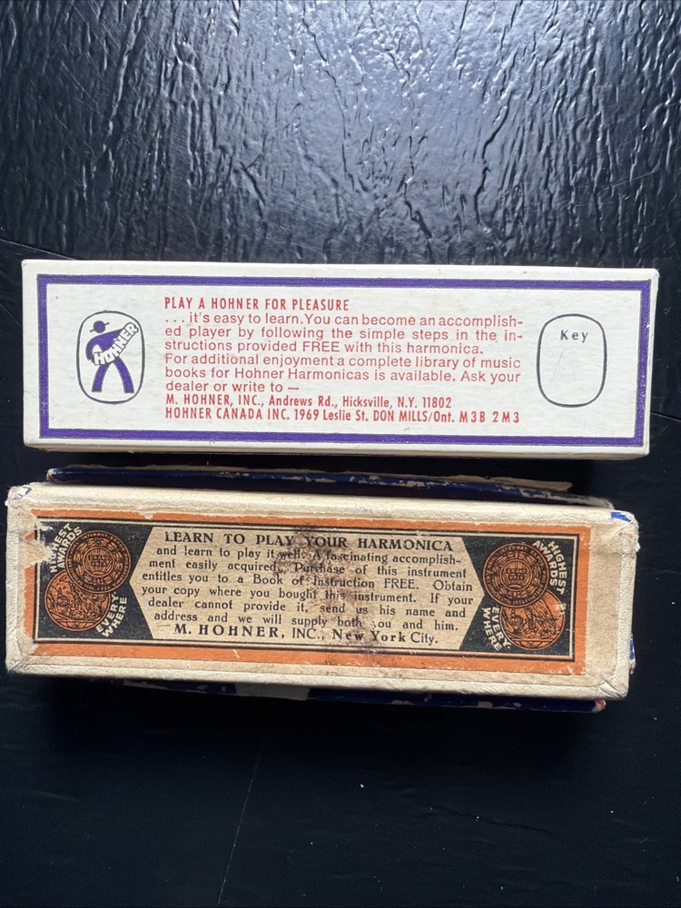 Pre-War Marine Band Harmonica, 2 Quantity