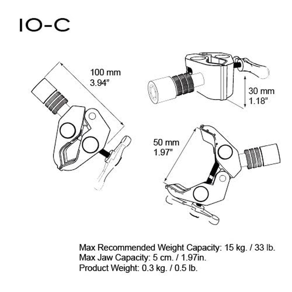 IO-C Clamp IO Quick-Change Base