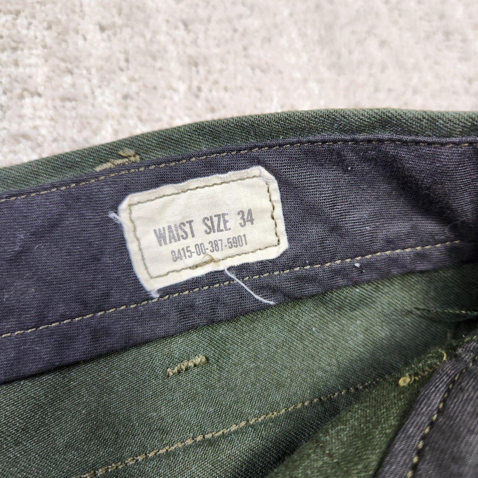 Vintage 80s Military Pants Men 32x32 *READ Gibraltar Fire Resistant Aramid Green