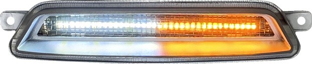 Custom Dynamics Dynamic Fairing Vent Insert LED Light Chrome #CD-IND-V-C Indian