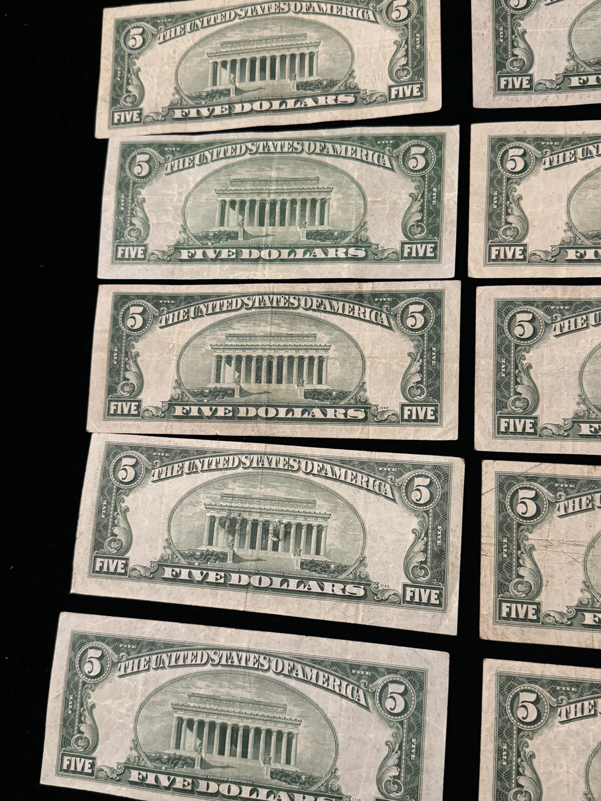 ✯ Problem Free RARE 1934 Blue Seal $5 Silver Certificate FIVE Dollar Bill Lot ✯