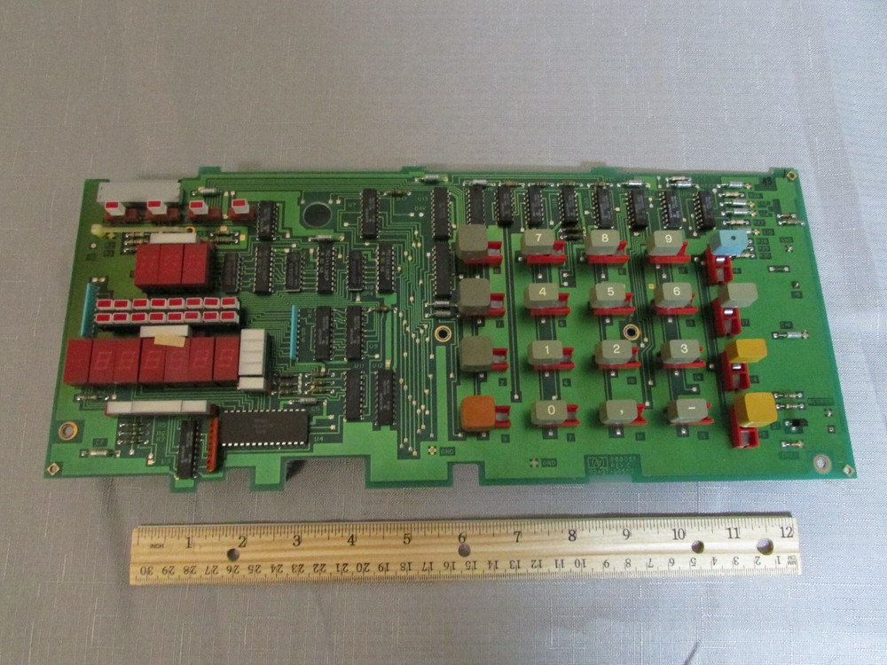 HP Hewlett Packard 3497A Data Acquisition/Control Unit Front Panel PCB