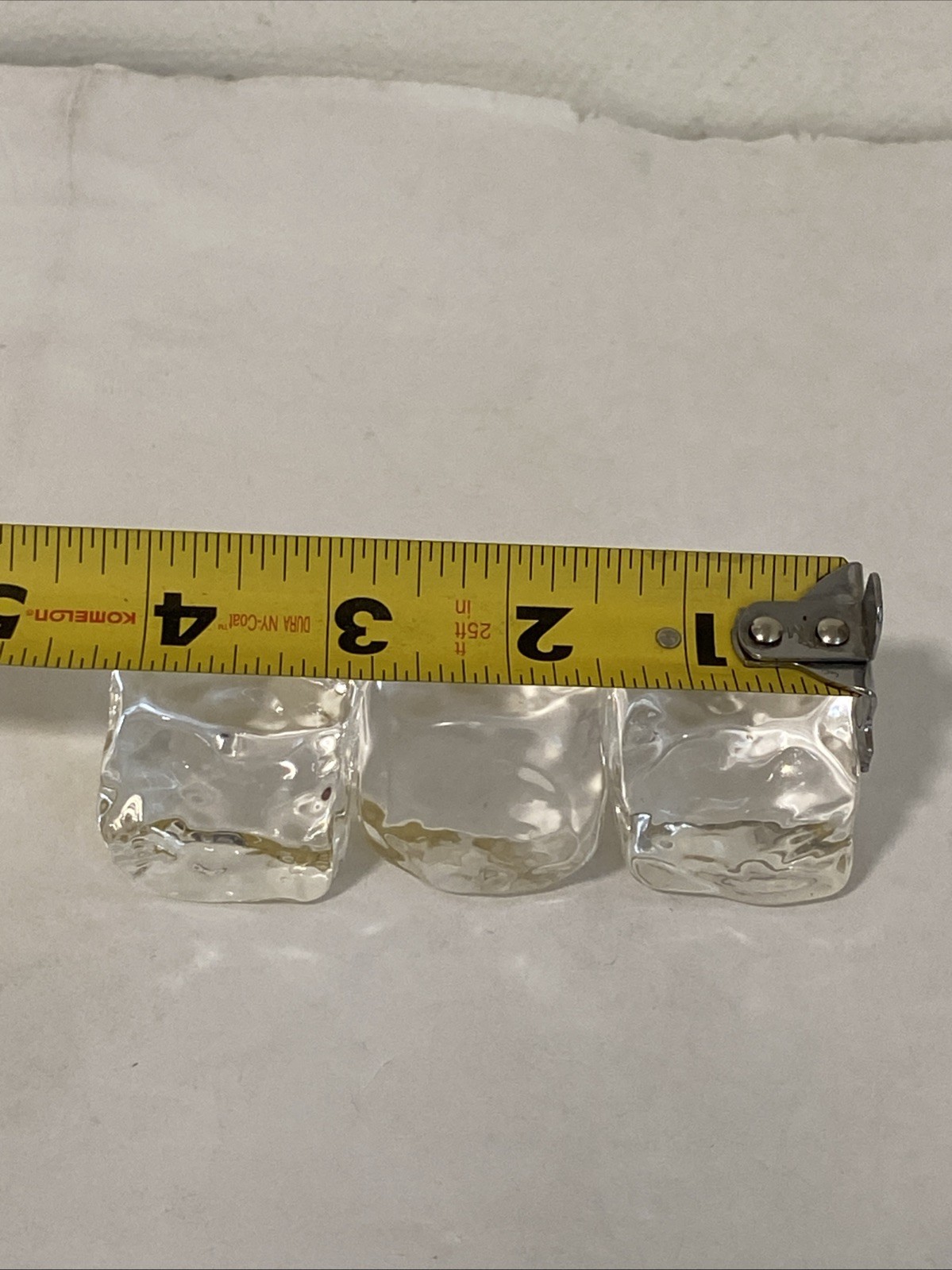 Trengove Studios Acrylic Ice Cubes Lot Of 3