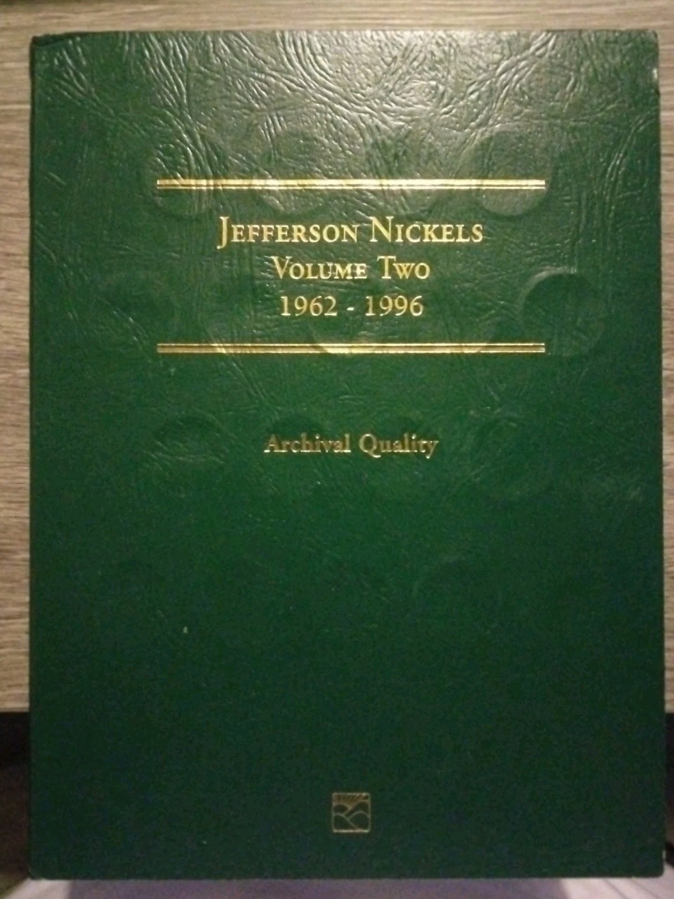 Complete Book/Set Jefferson Nickels 1962-1996 in Littleton Folder