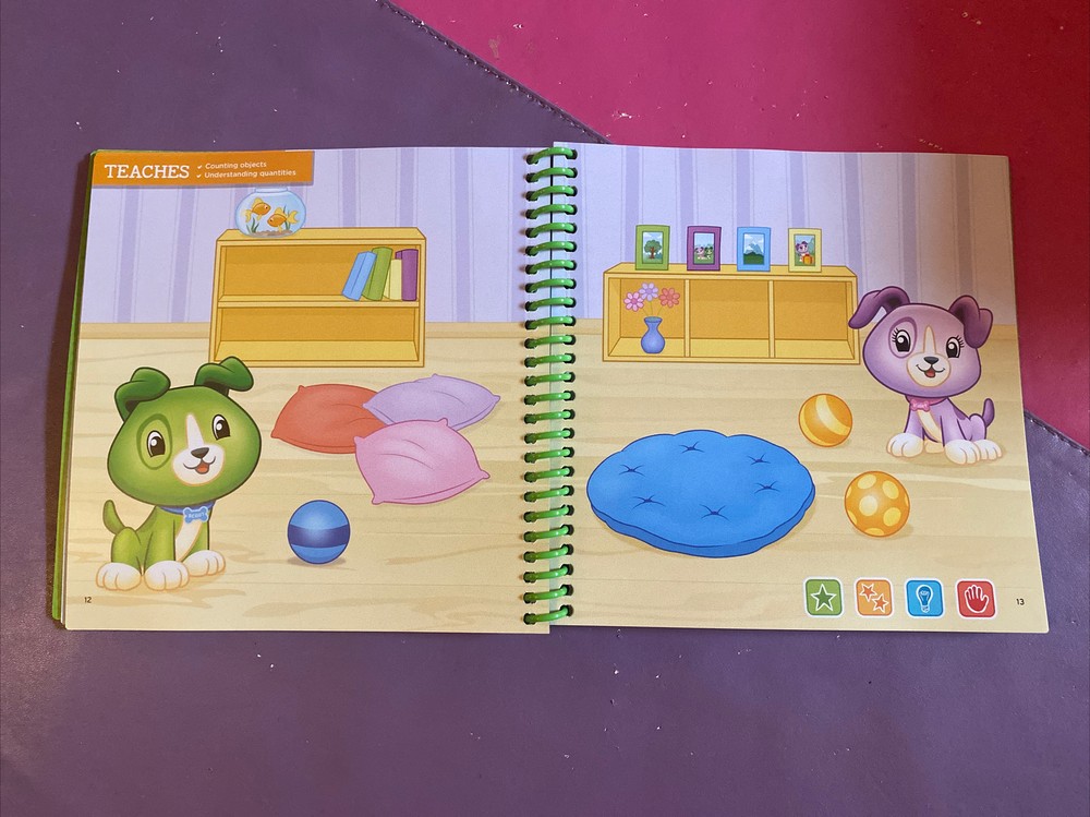 LeapFrog Leap Start 3D Preschool book — SCOUT & FRIENDS MATH PROBLEM SOLVING