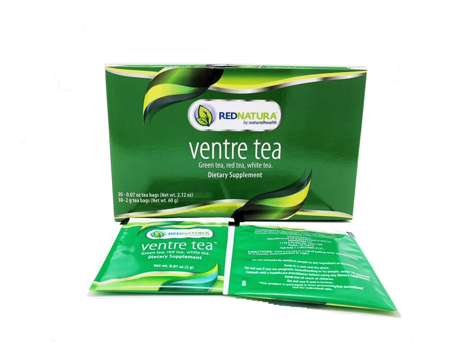 BE LAX TEA RedNatura Te BeLax 100% ORIGINAL VENTRE TE 1 Month Supply para 30 DIA