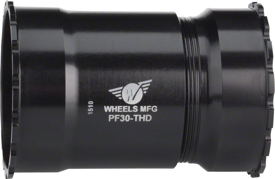 Wheels Manufacturing PF30 Bottom Bracket- Threaded Zero Ceramic Black