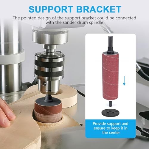 4-1/2" Sanding Spindle Kit for Drill Press - Drum Sander Accessory Set