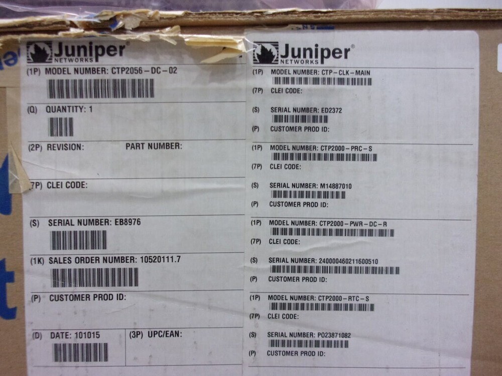 NEW SEALED BAG Juniper CTP2056-DC-02 Interface Module