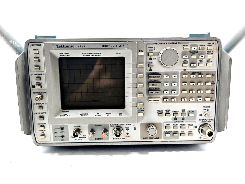 TEKTRONIX 2797 HIGH PERFORMANCE 100HZ - 7.1GHZ SPECTRUM ANALYZER