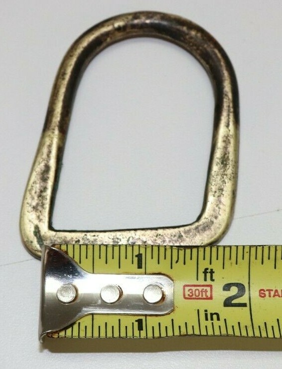 WWI US Cavalry Vintage Brass Saddle D each E499