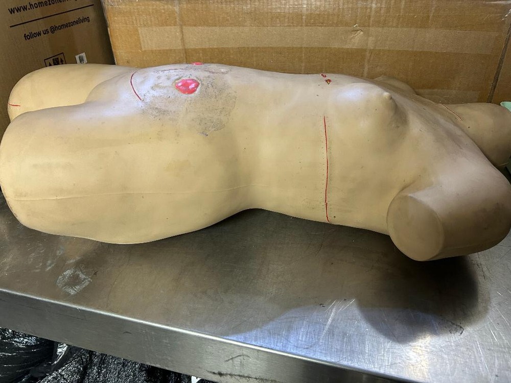Half-Body Manikin For Suture Training