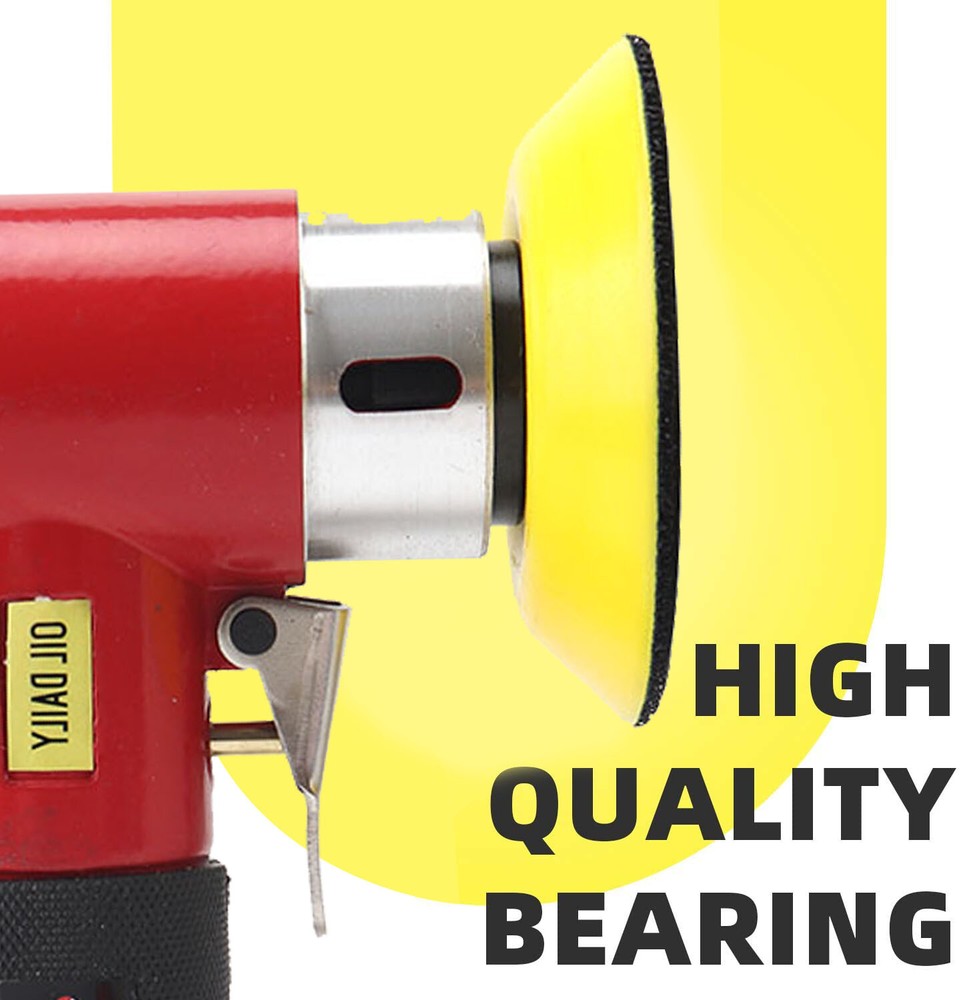1"/2"/3" Random Orbit Air Sander Mini Grinding Machine Car Polisher Buffer 108PC
