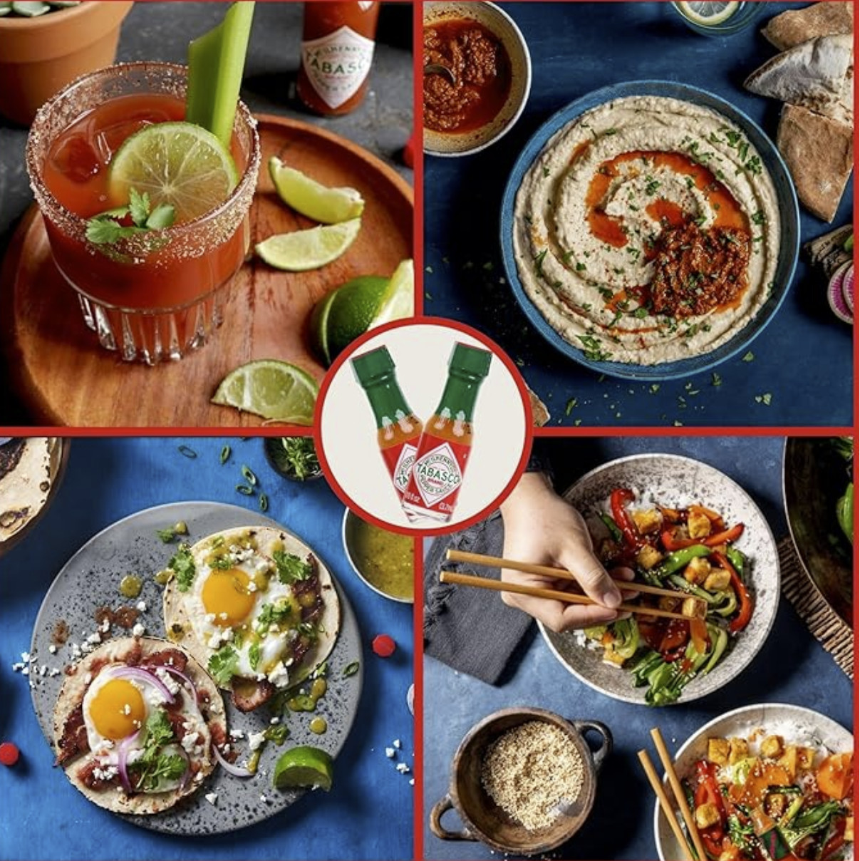 10 Tabasco Sauce Mini Bottle 1/8oz in Gift Tin Best Gift for Spicy Lovers NEW