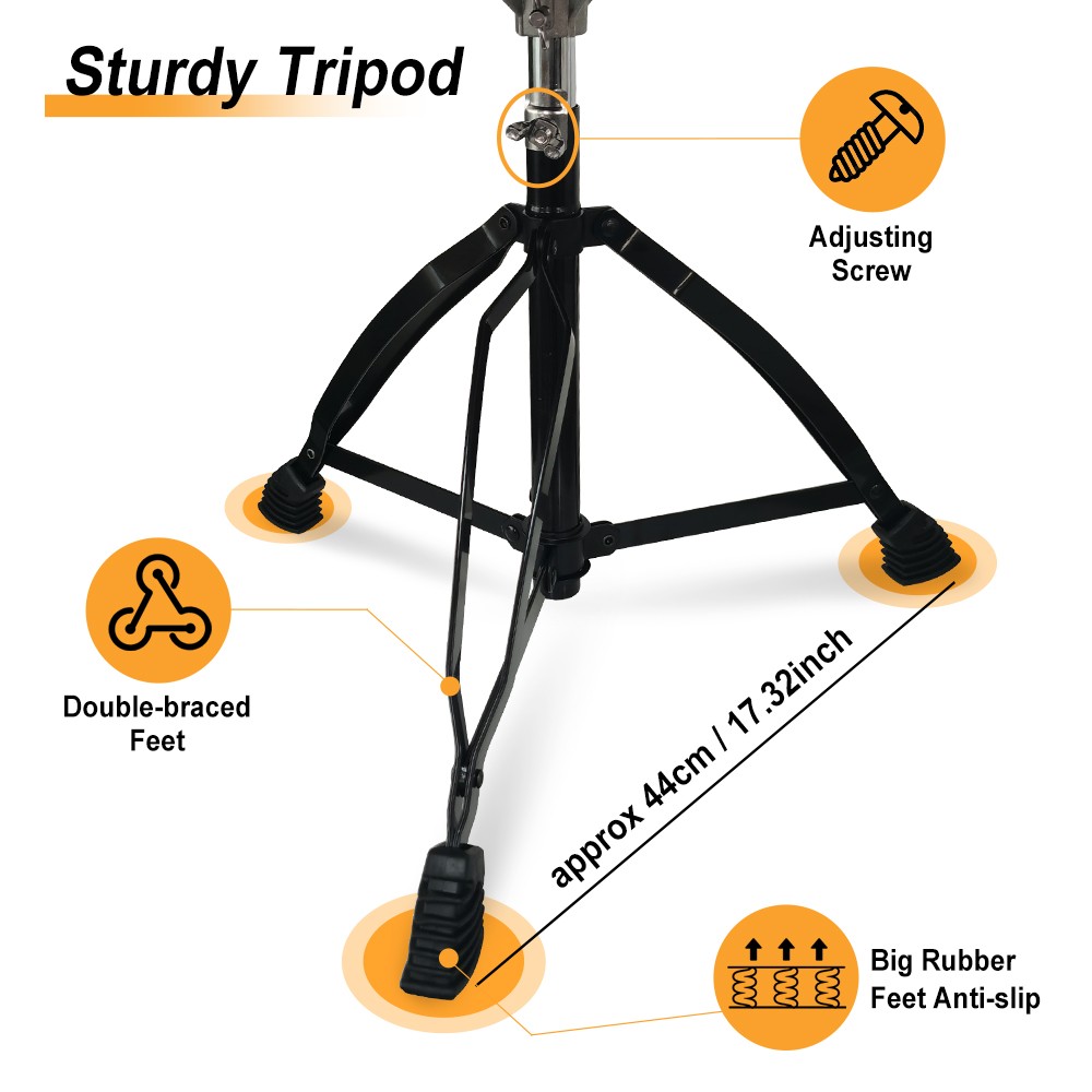 Drum Throne Seat,Adjustable Stool Drum Thick Padded Drum Throne Drummer Stool