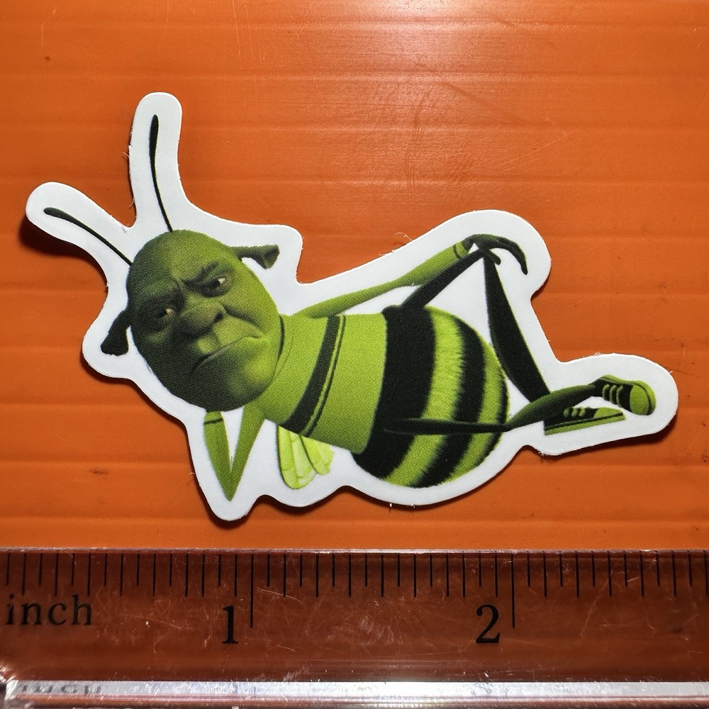 Bee Shrek Sticker