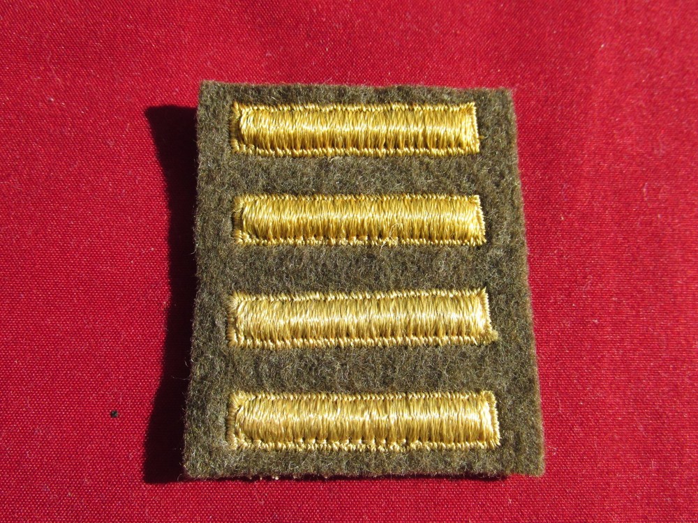 vintage- US Army Overseas Service Bars  4 bars Patch
