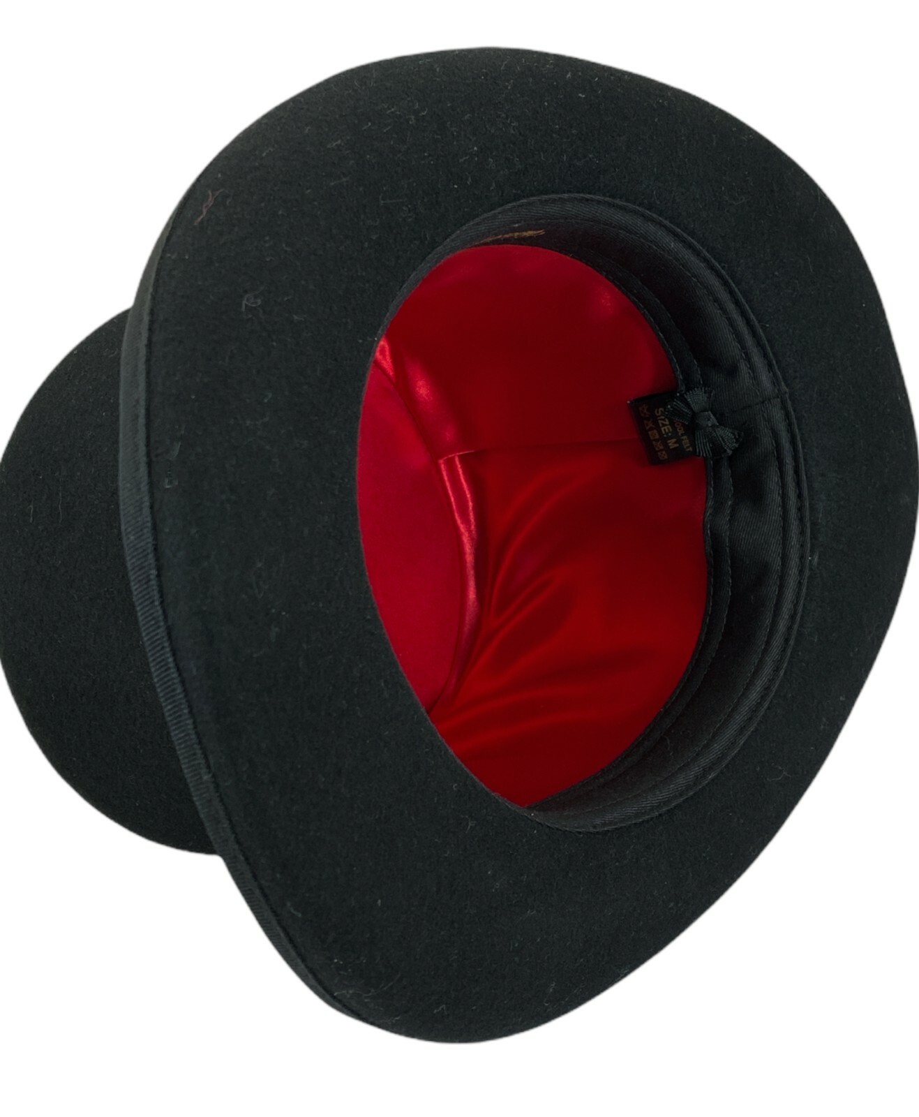 Black Tophat Wool Felt Victorian Costume Slash Mad Hatter Steampunk Rock Top Hat