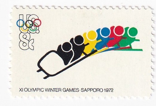 STAMP SCOTT 1461 "Olympic Summer Games-Bobsled" 8 CENT 1972 MNH