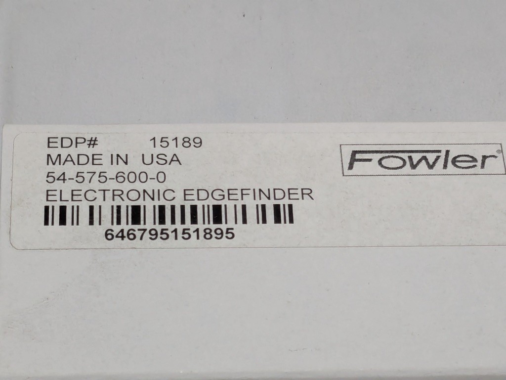Fowler Electronic Edge Finder 54-575-600-0