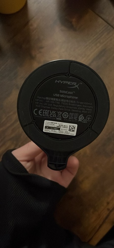 HyperX SoloCast USB Gaming Microphone - Black (4P5P8AA)