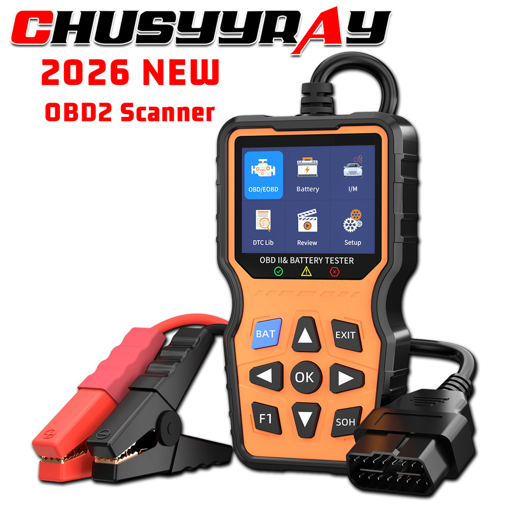 2026 CHUSYYRAY BT529 OBD2 Scanner Engine Diagnostic Tool