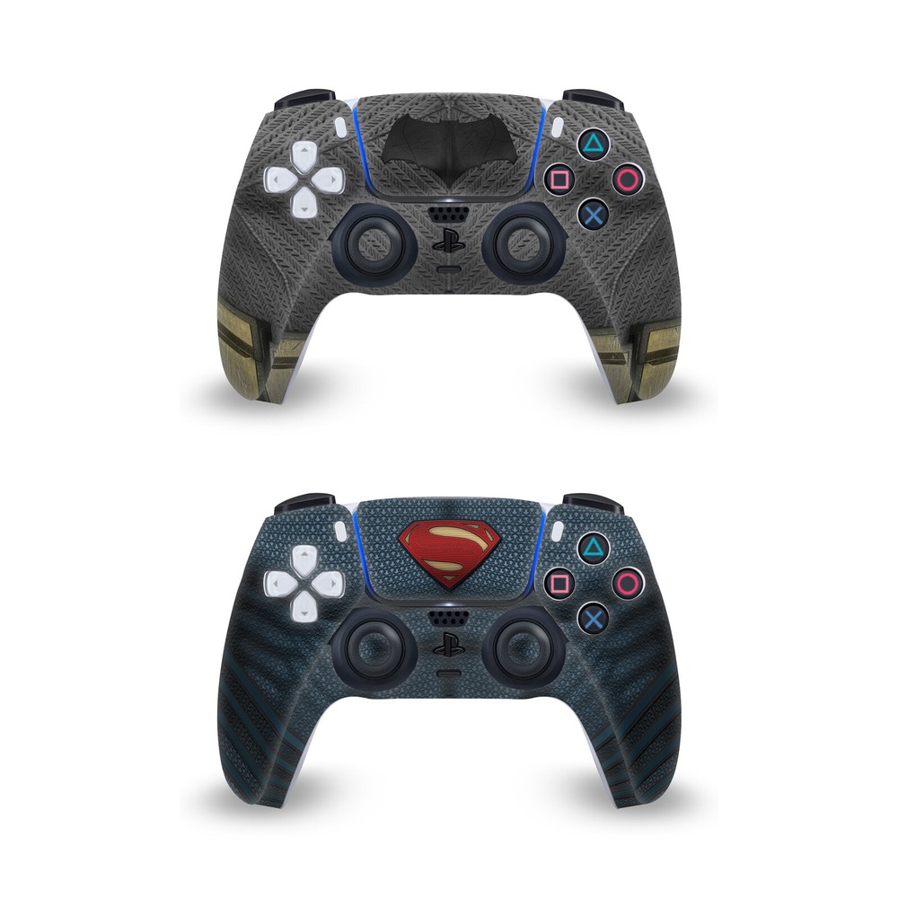 BATMAN V SUPERMAN GRAPHICS VINYL SKIN DECAL FOR PS5 SONY DUALSENSE CONTROLLER